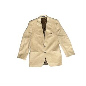 Polo University Ralph Lauren Tan Wool Blend Sport Coat Blazer Mens 42R